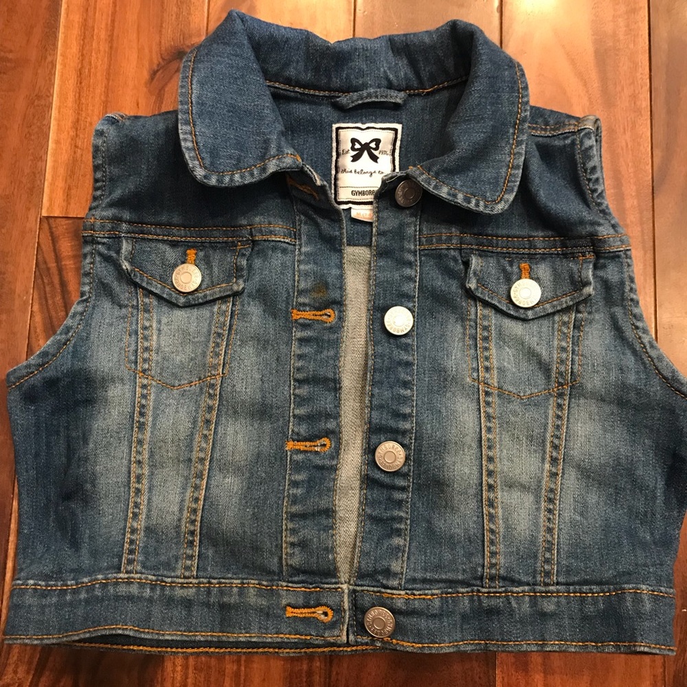 Gymboree Jean Vest 7/8